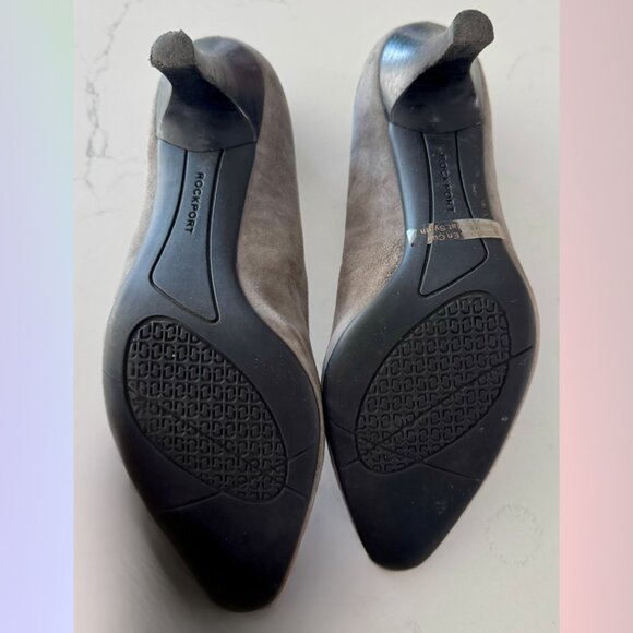 Rockport Grey Suede Heels – Size 7 - Picture 4 of 5